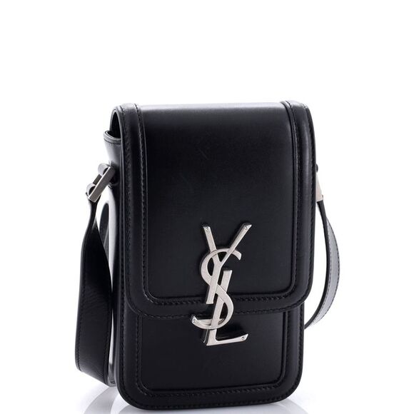 Saint Laurent Solferino Bag Leather Mini Black - Picture 2 of 8